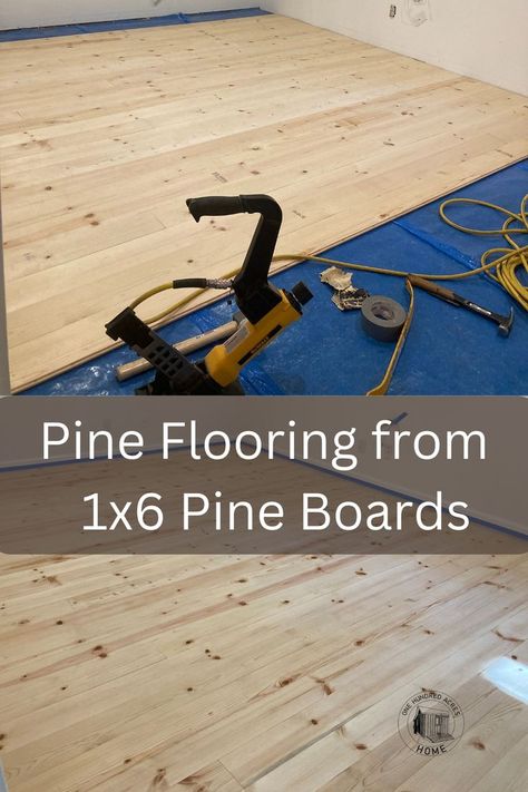 Pine Wood Floors, Cheap Wood Flooring, Pine Wood Flooring, Pine Flooring, Diy Wood Floors, Mobile Home Renovations, Cheap Flooring, Shed To Tiny House, Plywood Flooring