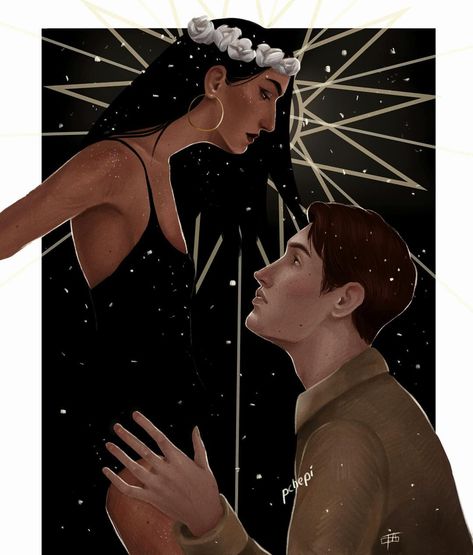 Alex Stern And Darlington, Alex And Darlington, Ninth House Fanart, Darlington Ninth House, She Was His Queen, Alex Stern, Ninth House, His Queen, Nerd Problems