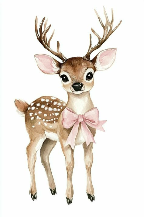 Widget Home Screen Ideas, Baby Deer Tattoo, Deer Printable, Deer Pics, Adventure Nursery Decor, Deer Cartoon, Golden Retriever Art, Embroidery Animals, Deer Drawing