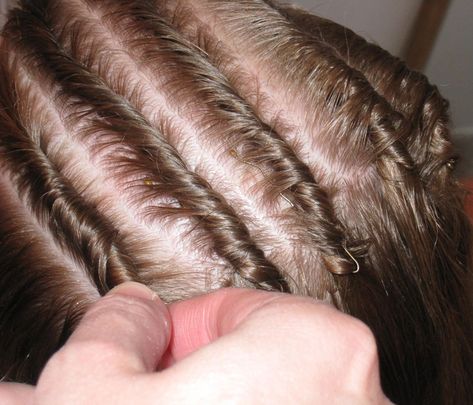 Need a quick and easy style? Try twisted cornrows. All you need is some bobby pins and make rows of twists! Twisted Cornrows, Teenage Girl Hairstyles, Corn Row, Corn Rows, Twist Cornrows, Picture Day Hair, Braided Prom Hair