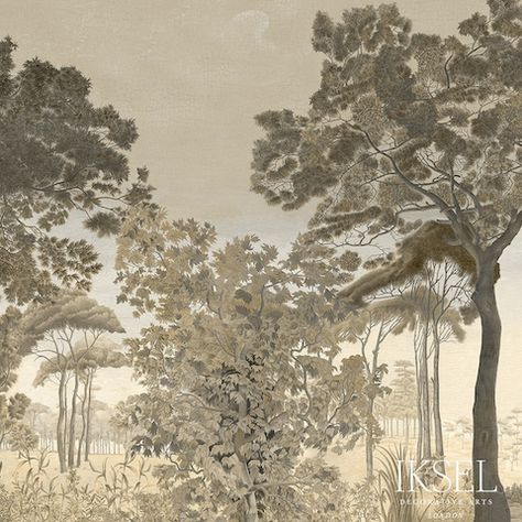 Agra Sisal - Sky Wallcoverings | Schumacher Mediterranean Villa, Hospitality Projects, Contemporary Wallpaper, Tree Drawing, Grey Tones, Bologna, Pattern Wallpaper, Old World, Art Wallpaper