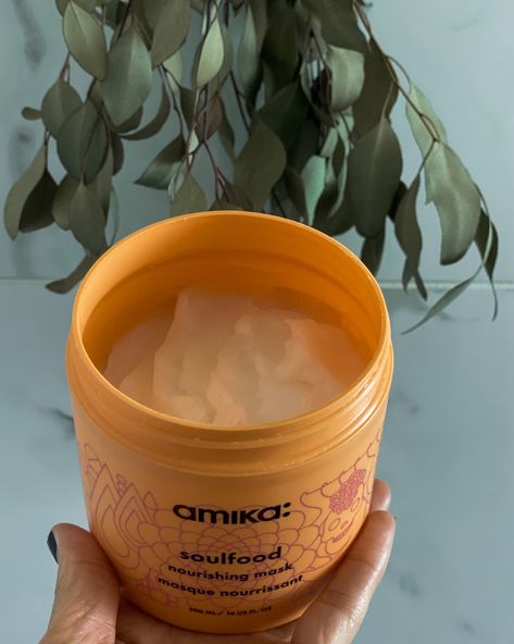 Amika Soulfood Hair Mask, Amika Soulfood, Amika Soulfood Nourishing Mask, Leave In Hair Mask, Amika Hair Mask, Hair Masks, Curly Hair Advice, Cordless Hair Straightener, Amika Hair Products