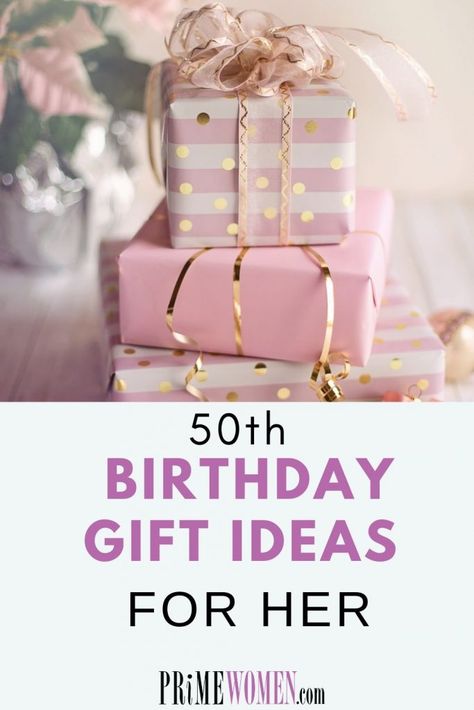 13 Gift Ideas for Celebrating a 50th Birthday - Prime Women Media 50th Gift Basket Ideas For Women, Gifts For 50th Birthday Women Turning 50, Turning 50 Gift Ideas For Women, 50th Birthday Gift Ideas For Mom, Gifts For 50 Year Old Woman, Gift For 50th Birthday Women, 50th Bday Gifts For Women, Gifts For 50th Birthday Women, 50th Birthday Gift Ideas For Women