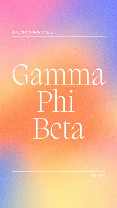 Gamma Phi Beta Wallpaper, Gamma Phi Beta Graphic, Gphi Graphics, Sorority Banner, Founders Day, Picture Templates, Gamma Phi Beta, Insta Ideas, Gamma Phi