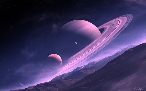 71  Saturn Wallpapers on WallpaperPlay Saturns Moons, Saturn Planet, Rings Of Saturn, Western Wallpaper Iphone, Planets Wallpaper, Space Planets, Star Wars Wallpaper, Wallpaper Space, Aesthetic Desktop Wallpaper