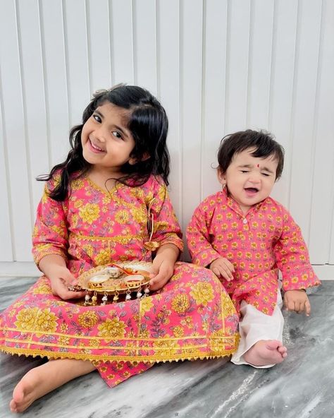 Get Rakhi ready with these vibrant colourful sets that are both elegant and comfortable for your little ones. 🩷❤️🧡💛💚🩵💙💜🩶🤍🤎 Cotton Sets for your little Prince and Princess. The sets are comfortable and versatile traditional Indian outfit. These sets are made is from lightweight and breathable cotton fabric, making it well-suited for various occasions, from casual gatherings to semi-formal events.These sets can be accessorized with traditional jewelry, and footwear to create a complete and st... Traditional Indian Outfits, Fabric Making, Little Prince, Indian Outfit, Cotton Set, Traditional Jewelry, Prince And Princess, Traditional Indian, Semi Formal