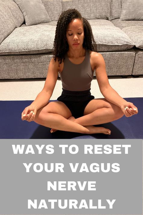 The vagus nerve is the main component of the parasympathetic nervous system that serves many functions. It is known for helping your body rest and digest by slowing and stabilizing a resting heart rate, slowing the breath, promoting digestion, and more. Read more for some ways to reset your vagus nerve naturally. Reset Vagus Nerve, Vagus Nerve Reset, Vagus Nerve Exercise, Vagas Nerve, Vegas Nerve, Vagus Nerve Damage, Rest And Digest, Reticular Activating System, Nervus Vagus