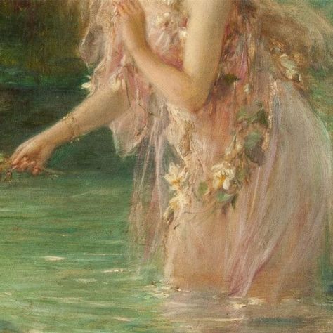 Three women near pool feeding swans, hans zatzka Rennaissance Art, Ethereal Aesthetic, Fairy Aesthetic, Baroque Architecture, Old Paintings, Aesthetic Painting, Ethereal Art, Classical Art, Old Art