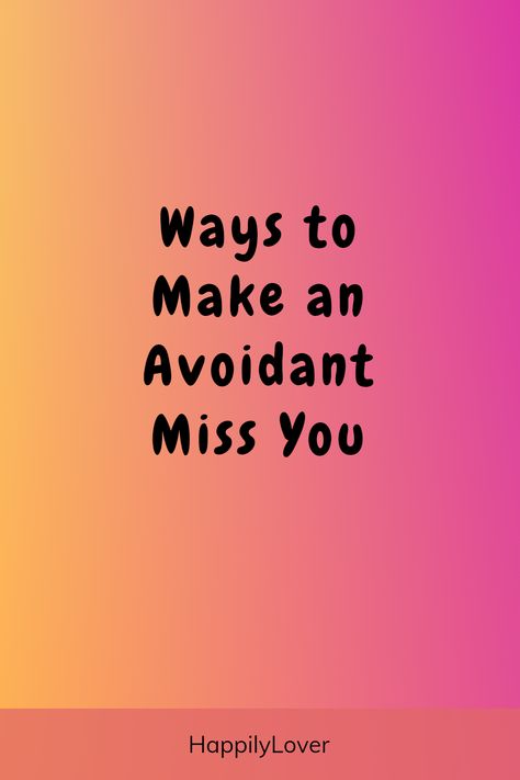 Are you tired of feeling like your avoidant partner doesn’t care about you? Do you want to make them miss you? If so, then you have come to the right place. This guide will look at proven strategies for making an avoidant miss you. From creating a safe space for them to express their feelings to finding creative ways to stay in touch, we’ll discuss different options for reconnecting and making them miss you. So, get ready to make an avoidant miss you! If You Want To Stay Then Stay, Make Her Miss You, Do You Miss Me Like I Miss You, Irritating People, Romantic Notes, Make Him Miss You, Do You Miss Me, Daughter Love Quotes, Funny Questions