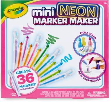 Crayola Mini Neon Scented Marker Maker, Ages 6+ - Walmart.com Neon Markers, Marker Crafts, Art Kits For Kids, Crayola Markers, Mini Marker, Birthday Party Activities, Craft Kits For Kids, Markers Set, Blue Raspberry