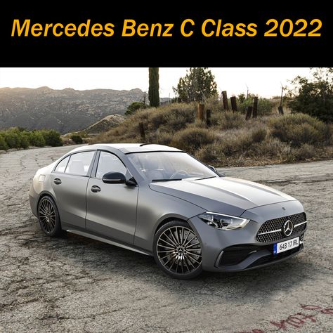 Mercedes Benz C Class 2022 Mercedes Benz C Class 2022, C Class 2022, Mercedes B Class, Benz C, C Class, Mercedes Benz, Close Up, Bmw Car, Ford