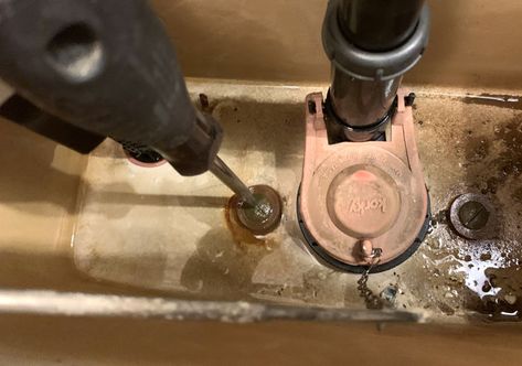 Repair a Leaky Toilet Tank in 10 Steps Leaky Toilet, Leaking Toilet, Toilet Tank, Toilet Bowl, Toilets, The Floor, Wax, Repair, Bowl