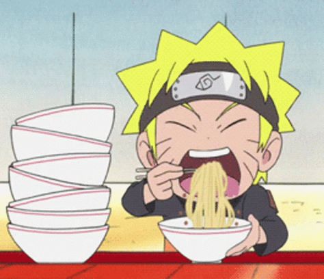 Naruto Ramen GIF - Naruto Ramen Eat - Discover & Share GIFs Naruto Chibi, Naruto Sd, Naruto Gif, Rock Lee, Eating Food, Naruto Cute, Anime Songs, Naruto Funny, Naruto Wallpaper