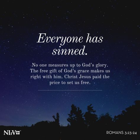 NIrV Verse of the Day: Romans 3:23-24 Romans 3:23-24, Romans 3:23, Jesus Paid The Price, Easter Posters, Romans 3 23, Romans 3, Spiritual Food, Jesus Christ Art, Bible Time