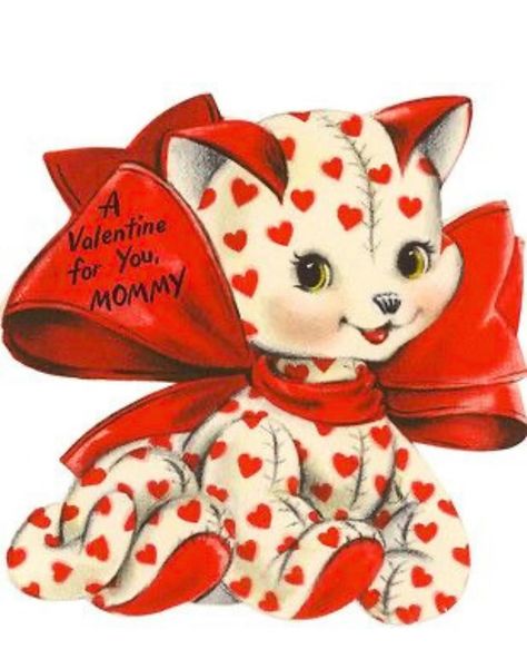 Vintage Valentines 💝 Vintage Valentines Aesthetic, Kitten Valentine, Valentines Aesthetic, Vintage Kitten, Valentine Images, Cocoppa Wallpaper, Vintage Valentine Cards, Valentine Greeting Cards, Valentines Greetings