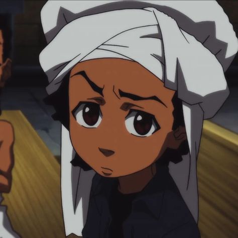 Huey Heuy Freeman, Huey Freeman Pfp, Huey X Jasmine, Tuff Pfp, Boondocks Painting, Huey Boondocks, Boondocks Quotes, Boondocks Cartoon, The Boondocks Cartoon