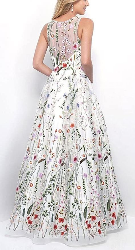 Embroidered Dress Formal, Flower Long Dress, Embroidered Tulle Dress, Blush Gown, Evening Party Gowns, Lace Prom Dress, Floral Gown, Embroidered Maxi Dress, Blush Dresses