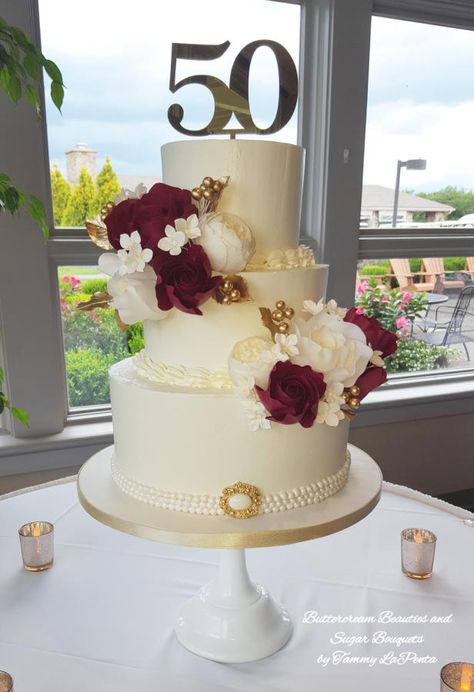 Cake Design For 50th Anniversary, 50 Th Anniversary Cake Ideas, 50th Anniversary Cake Designs, 50th Wedding Anniversary Cake Ideas, 50 Wedding Anniversary Cake, 50th Wedding Anniversary Cakes Gold, 50th Anniversary Cake Ideas, Gold Wedding Anniversary Cake, 50 Anniversary Cake