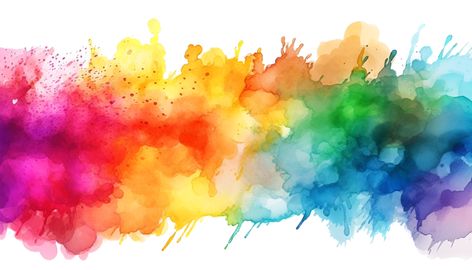 Rainbow Watercolor Texture Splash Background Element AI Generated Rainbow Batman, Watercolor Splash Png, Splash Png, Splash Background, Rainbow Watercolor, Fire Photography, Stamping Ideas, Watercolor Splash, Watercolor Texture