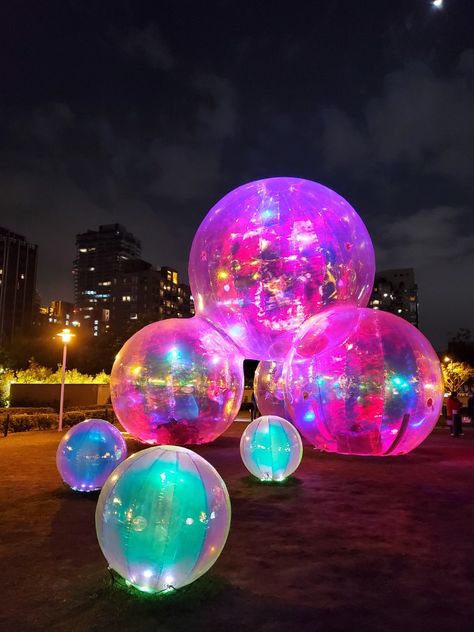 Light Fest, Temporary Architecture, Pop Up Cafe, Light Art Installation, Fantasy Fest, Interactive Exhibition, Bouncy House, Exhibition Booth Design, Winter Light