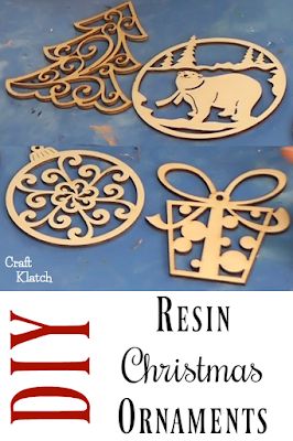 Wood And Resin Ornaments, Wood Resin Ornaments, Epoxy Christmas Ornaments Diy, Christmas Resin Ideas Diy, Epoxy Resin Ornaments, Epoxy Ornaments Diy, Unique Ornaments Diy, Epoxy Resin Christmas Ornaments, Christmas Epoxy Ideas