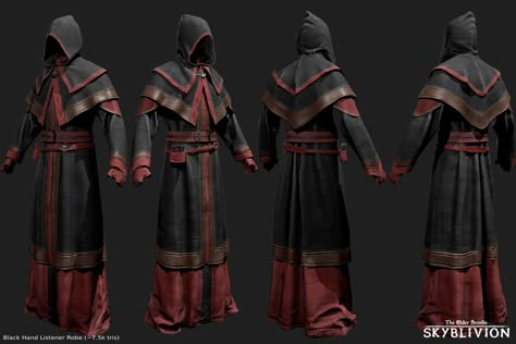 Mage Clothes, The Dark Brotherhood, Mage Robes, Priest Robes, Wizard Robes, Dark Brotherhood, Concept Vehicles Sci Fi, Elder Scrolls Art, Star Wars Characters Pictures