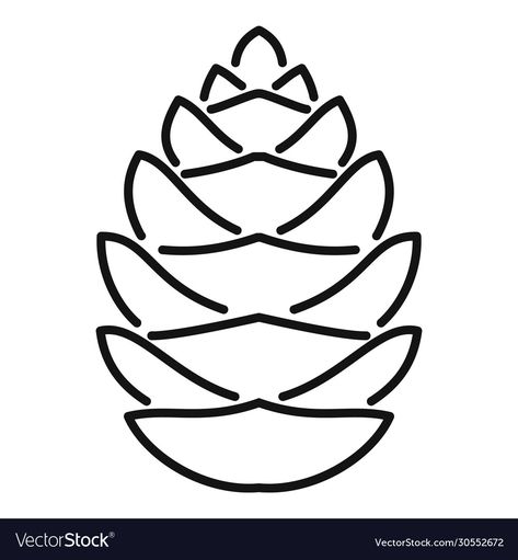 Pine Cone Drawing, Fir Cones, Beer Merchandise, City Branding, Clipart Black And White, Feminine Tattoos, Painting Art Projects, Pine Cone, Pine Cones