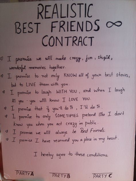 Best Friend Agreement, Best Friend Agreement Contract, Friendship Agreement Contract, Bestie Contract Ideas, Best Friend Contract Ideas, Friendship Contract Ideas, Bestie Contract, Extra Marital Affair Quotes, Friendship Contract