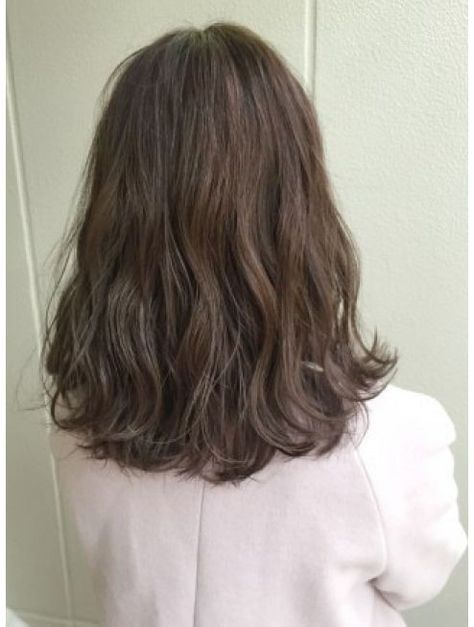 Shoulder Length Permed Hair, Digital Perm Short Hair, Digital Perm, Hair Style Korea, Ankh Cross, Hairstyles For Layered Hair, Hair Tips Video, Pretty Hair Color, Shot Hair Styles