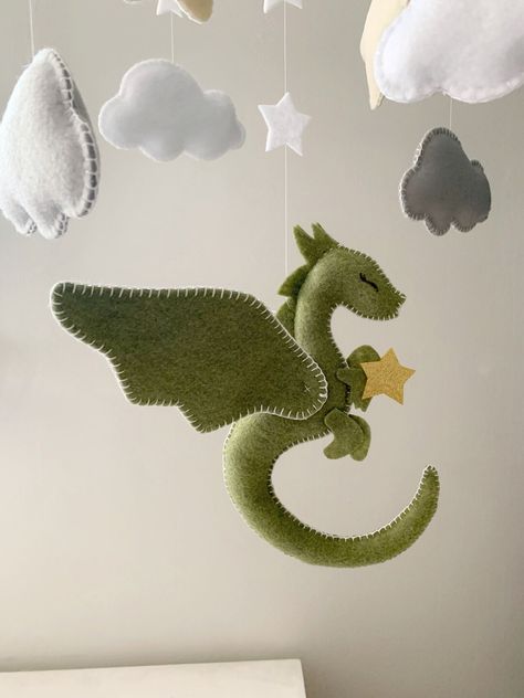 This Mobiles item by GiseleBlakerDesigns has 2 favorites from Etsy shoppers. Ships from United States. Listed on 20 Oct, 2023 Dragon Mobile Baby, Nursery Fairytale, Dragon Mobile, Felt Dragon, Dragon Nursery, Fairytale Nursery, Baby Mobiles, Diy Bebe, Felt Mobile