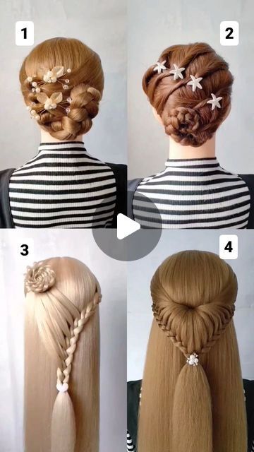 Khajuri Hairstyle, Braid Styles, Hair Tutorial, Easy Hairstyles, Girl Hairstyles, Braids, Hair Styles, Hair, On Instagram