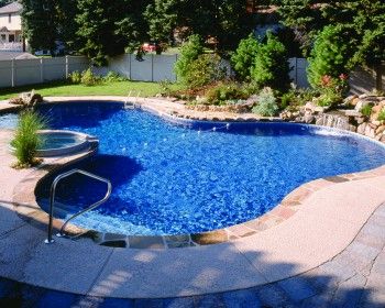 Legacy Pool Gallery | Lagoon Shaped Inground Pool Design Ideas Inground Pool Designs, Swimming Pool Photos, Pools Backyard Inground, Lagoon Pool, Pool Shapes, Vinyl Pool, Above Ground Pool Decks, Pool Sizes, Dream Pools