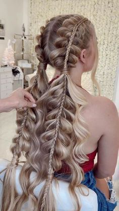 Спонж Beauty Blender, Fancy Braids, Hairstyle Examples, Easy Hairstyles For Thick Hair, Fancy Hair, Simple Hair, Hairdo For Long Hair, Hair Stylist Life, Easy Hairstyles For Long Hair