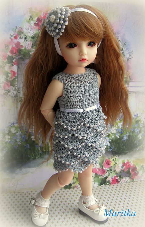 IMG_4520а | by KnittedBeads Barbie Images, American Girl Doll Crafts, Cute Love Wallpapers, Beautiful Barbie Dolls