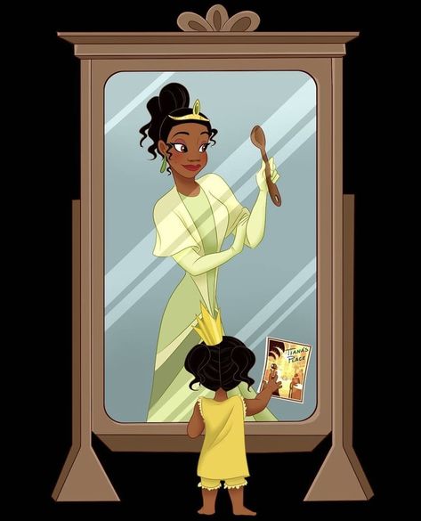 Lintushadow Art, Black Disney Princess, Tiana And Naveen, Tiana Disney, Princesa Tiana, Disney Princess Tiana, Animation Disney, Disney Princess Fan Art, Cute Disney Pictures