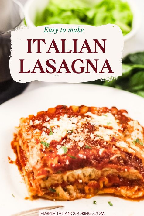 Easy Italian Meatless Lasagna -How to Make Lasagna Recipe Meatless, Lasagna Recipe No Meat, Meatless Lasagna Recipe Easy, Meatless Lasagna Recipe, Lasagna Meatless, Lasange Recipe, Easy Lasagna Recipe With Ricotta, Cheese Lasagna Recipe, Meatless Lasagna