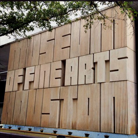 Museum of Fine Arts, Houston Sculptural Signage, Signage Outdoor, Environmental Graphics Signage, Building Signage, Entrance Signage, Architectural Signage, Signage Signs, Retail Signage, Wayfinding Design