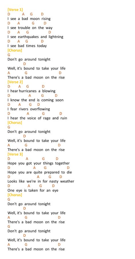 Bad Moon Rising Chords by Creedence Clearwater Revival on Ukulele - Ukuleles Review Bad Moon Rising, Rises The Moon Liana Flores Guitar Chords, Rises The Moon Ukulele Chords, Here Comes The Sun Ukulele Chords, At My Worst Ukulele Chords, Creep Ukulele Chords, Wherever You Will Go, Music Tabs, Ukulele Music