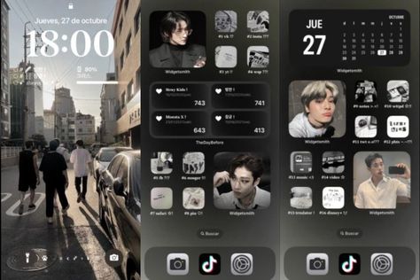 Jeongin Homescreen Layout, Bangchan Phone Layout, Skz Ios 16 Wallpaper, Bangchan Homescreen Layout, Skz Ios Layout, Skz Iphone Layout, Skz Phone Theme, Bangchan Homescreen, Skz Phone Layout