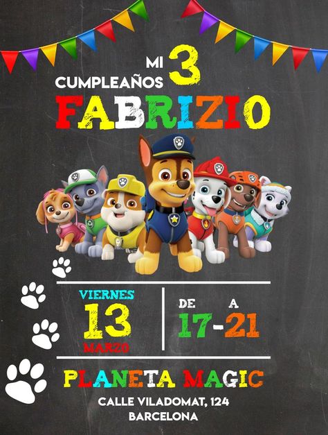 Paw Patrol Pinata, Paw Patrol Birthday Decorations, Paw Patrol Decorations, Paw Patrol Birthday Invitations, Leo Birthday, Paw Patrol Birthday Party, Paw Patrol Party, Paw Patrol Birthday, Happy 2nd Birthday