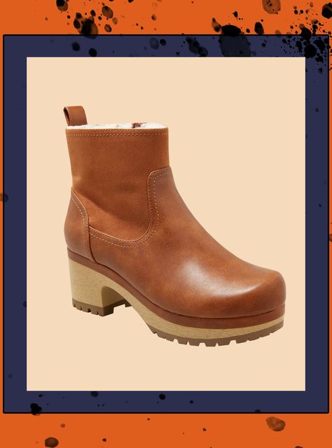 This Under-$40 Clog Boot Only Looks Expensive #refinery29 Clog Boots Outfit, Fashion Week Outfit Ideas, Week Inspiration, Fashion Week Inspiration, Swedish Clogs, Fashion Week Outfit, Clog Boots, How To Style Bangs, Gain Weight