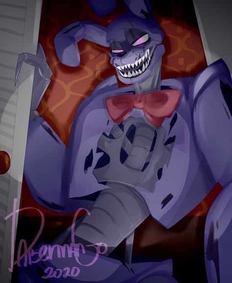 Nightmare Bonnie Fanart, Bonnie Fnaf Fanart, Human Bonnie, Bonnie Fanart, Nightmare Bonnie, Bonnie Fnaf, Nightmare Night, Monster Boy, Fnaf Fanart