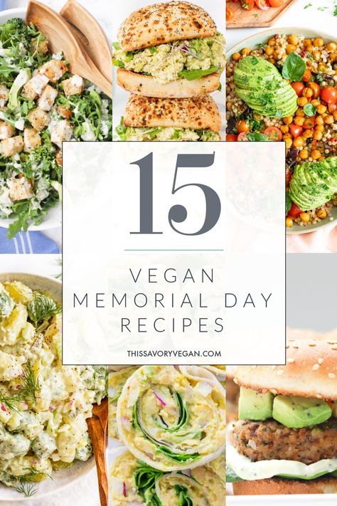 15 Vegan Memorial Day Recipes | This Savory Vegan Vegan Sliders, Southwest Pasta Salad, Memorial Day Recipes, Buffalo Chicken Pasta Salad, Summer Bbq Recipes, Vegan Summer Recipes, Vegan Holiday Recipes, Vegan Lunch Recipes, Easy Veggie