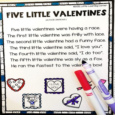 12 Fun Valentines Songs for Kids - Little Learning Corner Valentines Day Poems For Kids, Valentines Songs, Valentines Songs For Kids, Poetry Notebook, Poem For Kids, Handprint Poem, Valentine Songs, Valentines Poems, Valentine Music