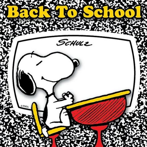 Welcome back! Brown Classroom, Charlie Brown Classroom, Snoopy School, Snoopy Classroom, Peanut Pictures, Woodstock Snoopy, Peanuts By Schulz, Snoopy Comics, Snoopy Images