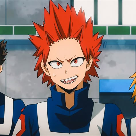 Kirishima Pfp, Kirishima My Hero Academia, My Hero Academia Characters, Eijirou Kirishima, Shark Boy, Mha Screenshots, Mha Icons, Mha Characters, Kirishima Eijirou