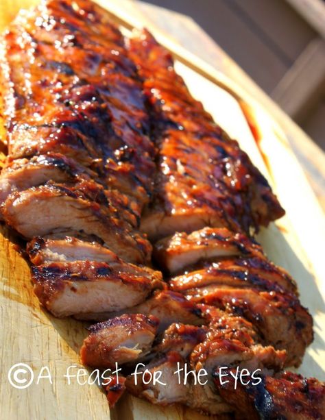 Pork Eye Fillet Recipes, Chinese Boneless Spare Ribs, Boneless Spare Ribs, Asian Pork Tenderloin, Loin Recipes, Asian Ingredients, Asian Bbq, Pork Sirloin, Sirloin Roast