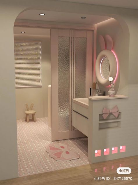 Room Improvement, Small House Interior Design, Pink Room Decor, Dream Apartment Decor, Home Aesthetic, Cute Bedroom Decor, Dream House Rooms, Bathroom Inspiration Decor, Apartment Decor Inspiration