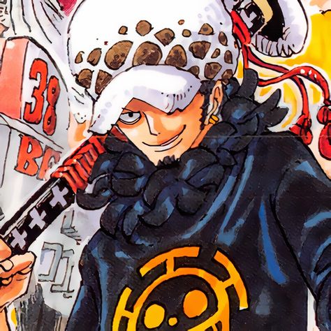 Law Icon, Trafalgar D Law, Law One Piece, Heart Pirates, One Piece Art, One Piece Icons, Trafalgar Law, One Piece Images, One Piece Manga