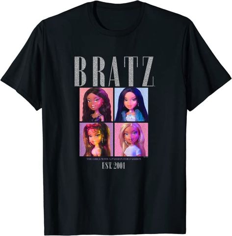 Celebrate the Bratz girls with this stylish t-shirt. While you’re at it, celebrate the past 20 years of their fashion adventures and watch their next twenty years unfold. Bratz 20th Anniversary, Bratz Shirt, The Bratz, Bratz Girls, Adventure Style, Mens Long Sleeve Tee, 20th Anniversary, Passion For Fashion, Branded T Shirts